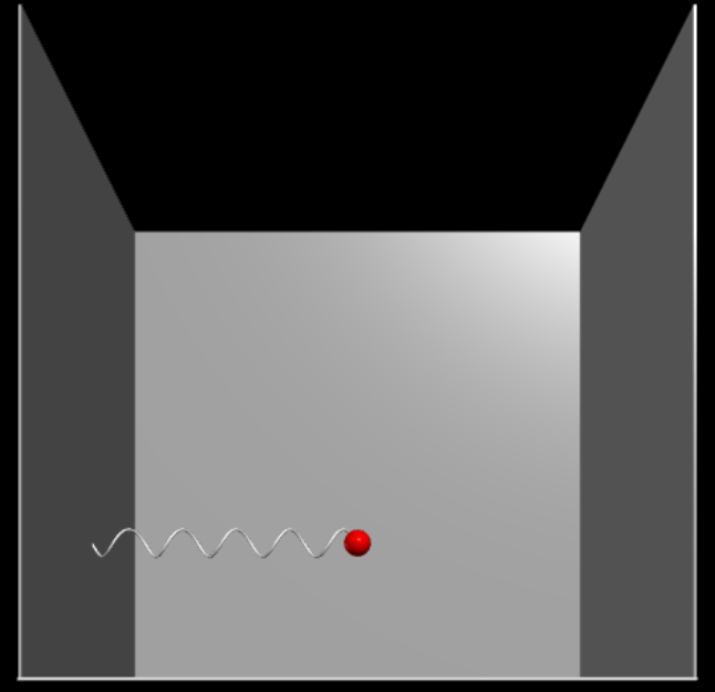 3D Visualization of Mass-Spring Oscillator